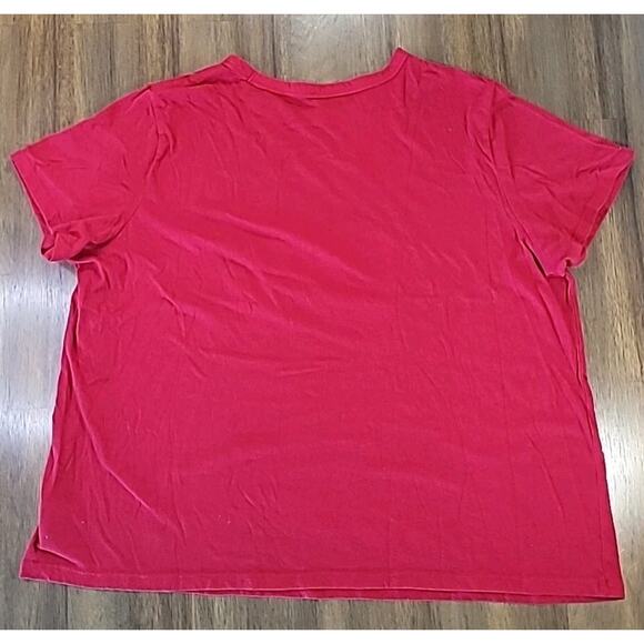 Old Navy 2023 American Flag Red Tee Shirt Women’s XL USA GUC - Picture 2 of 7